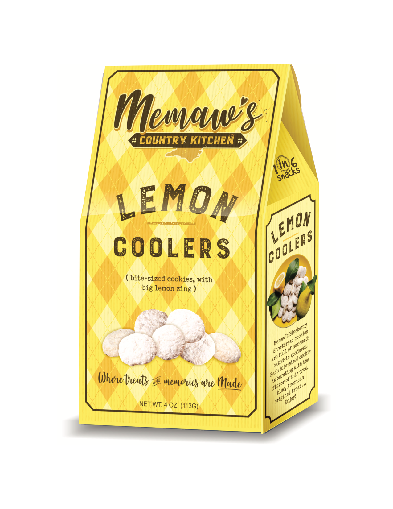 1 in 6 Snacks- Carolina Kettle chips - Lemon Coolers Memaws Country Kitchen