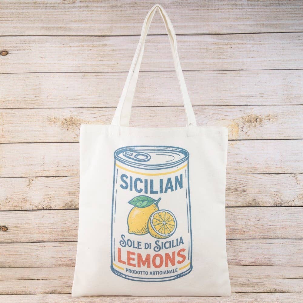 Collections by Fame Accessories - Sicilian Lemons Tote Bag