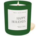 Sweet Water Decor - Happy Holidays 15 oz Soy Candle