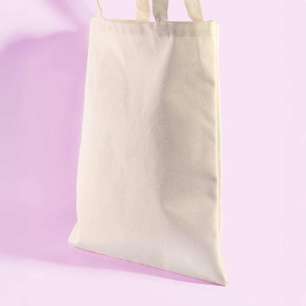 Collections by Fame Accessories - Coffee Cup Repeat Print Canvas Tote
