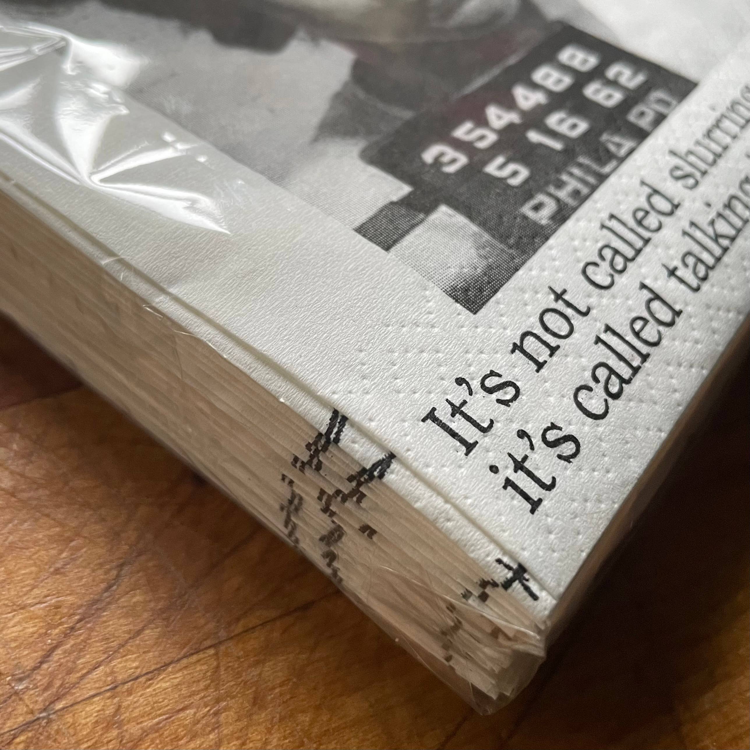 The 3 Sisters Design Co. - Big House Cocktail Napkins, It's not called slurring your...