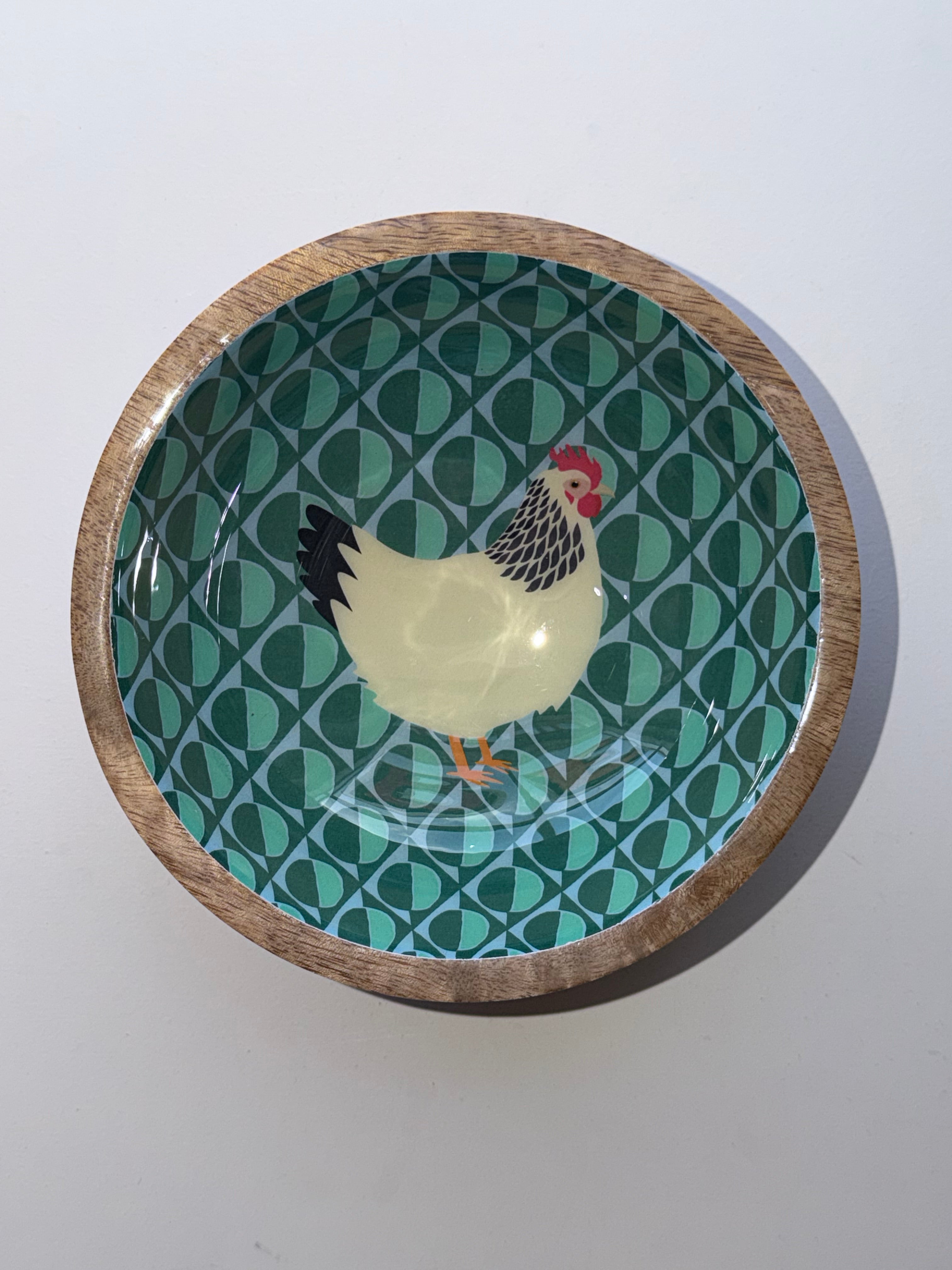 180° - Mango Wood Hen Bowl