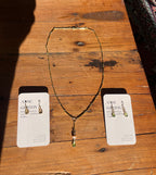 Live Oak Designs - Pearl and Peridot Pendant Necklace