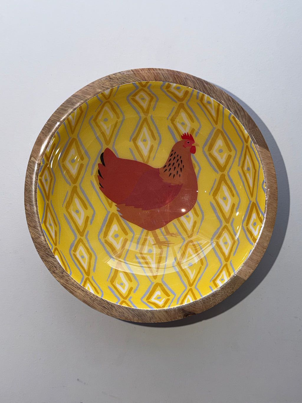 180° - Mango Wood Hen Bowl