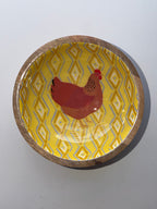 180° - Mango Wood Hen Bowl