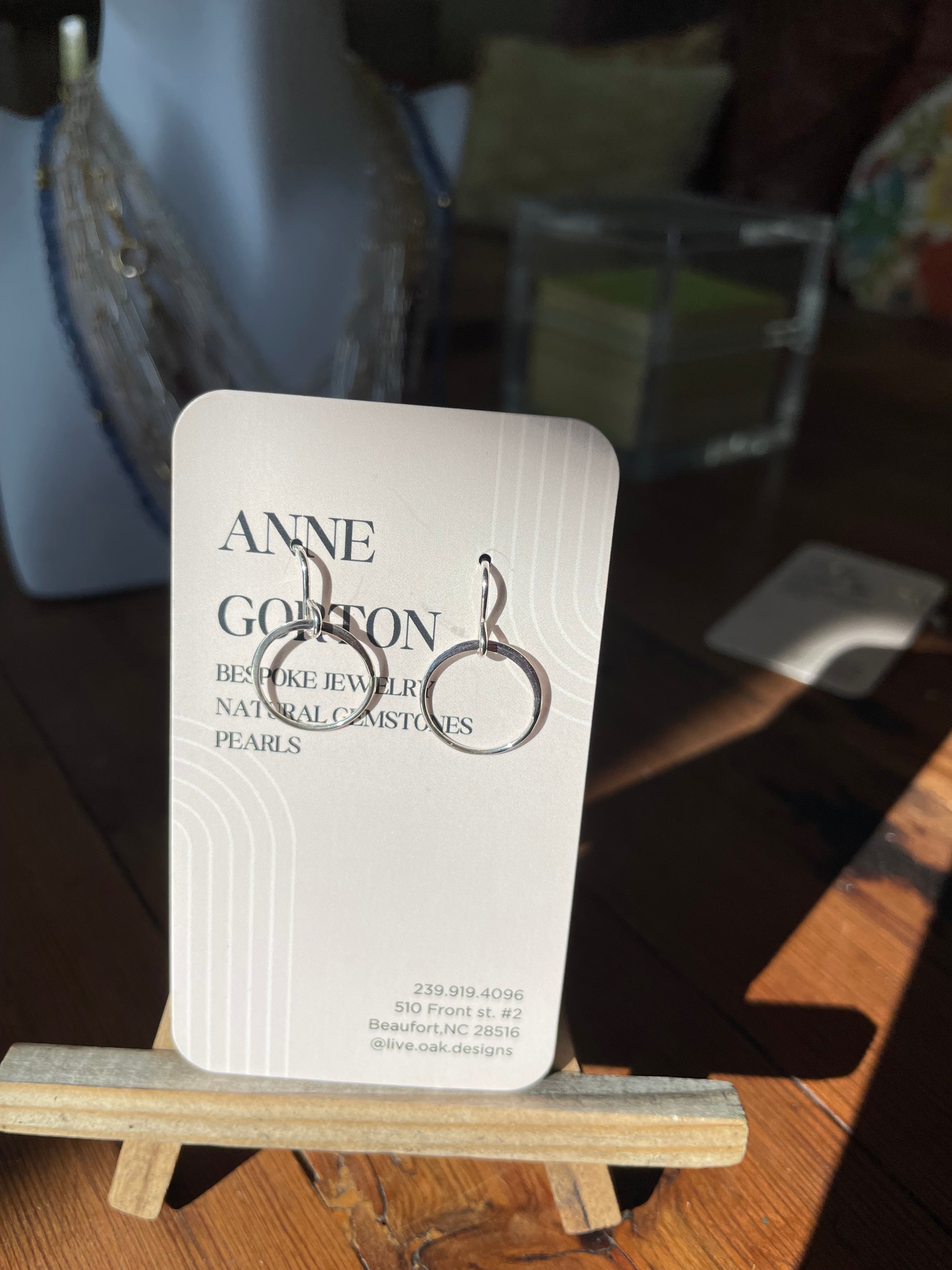 Live Oak Designs - Argentium Sterling Silver Circles