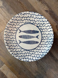 180° - 11” Fish Melamine Plates (Set of 4)
