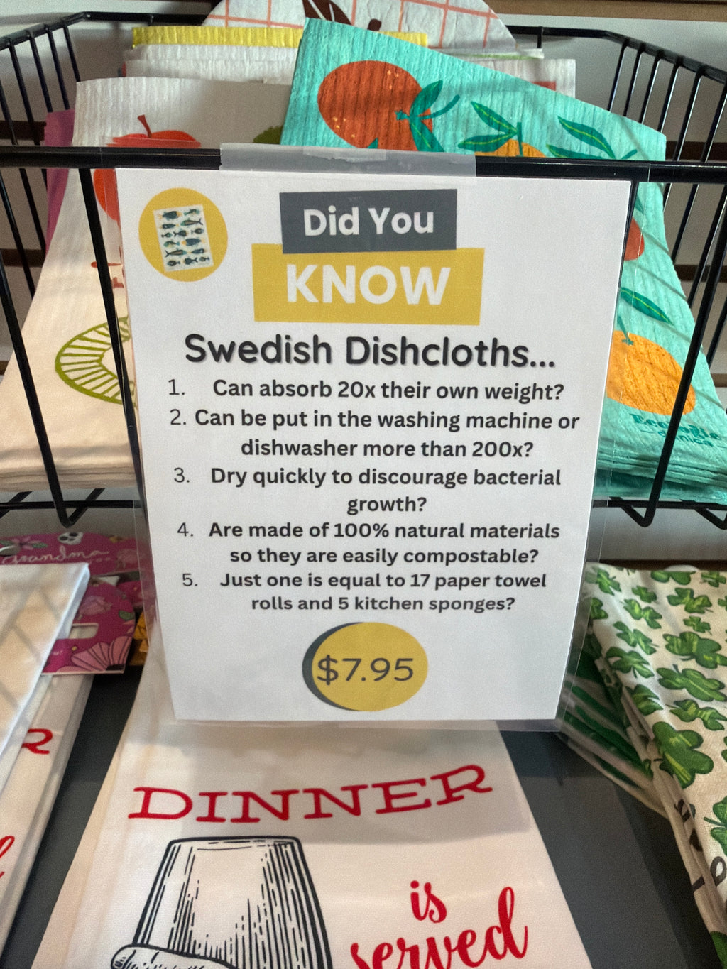 Ecologie by Danica - Swedish Oranges Swedish Sponge Cloth - beaudega