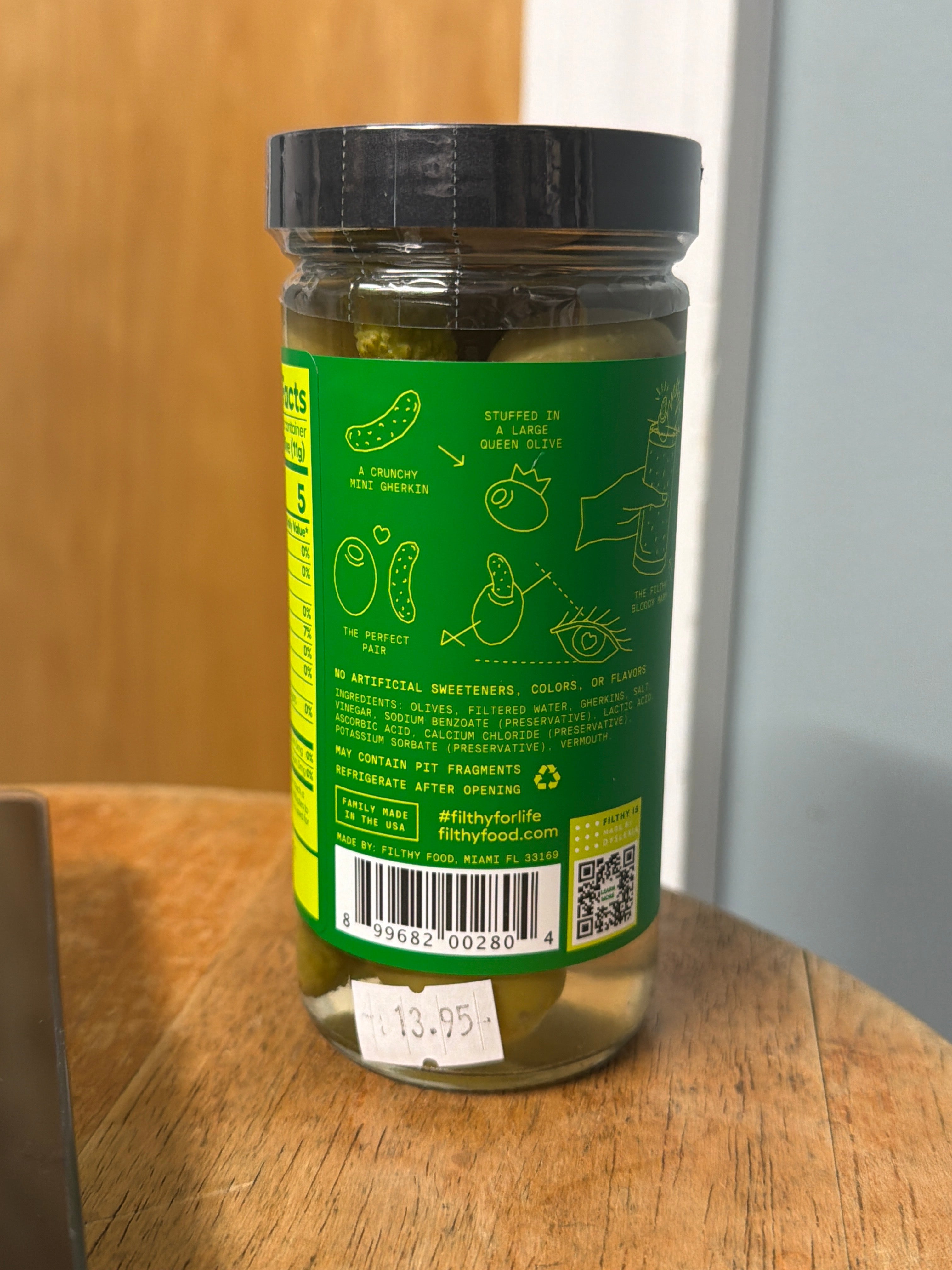 Filthy - Pickle Stuffed Olives