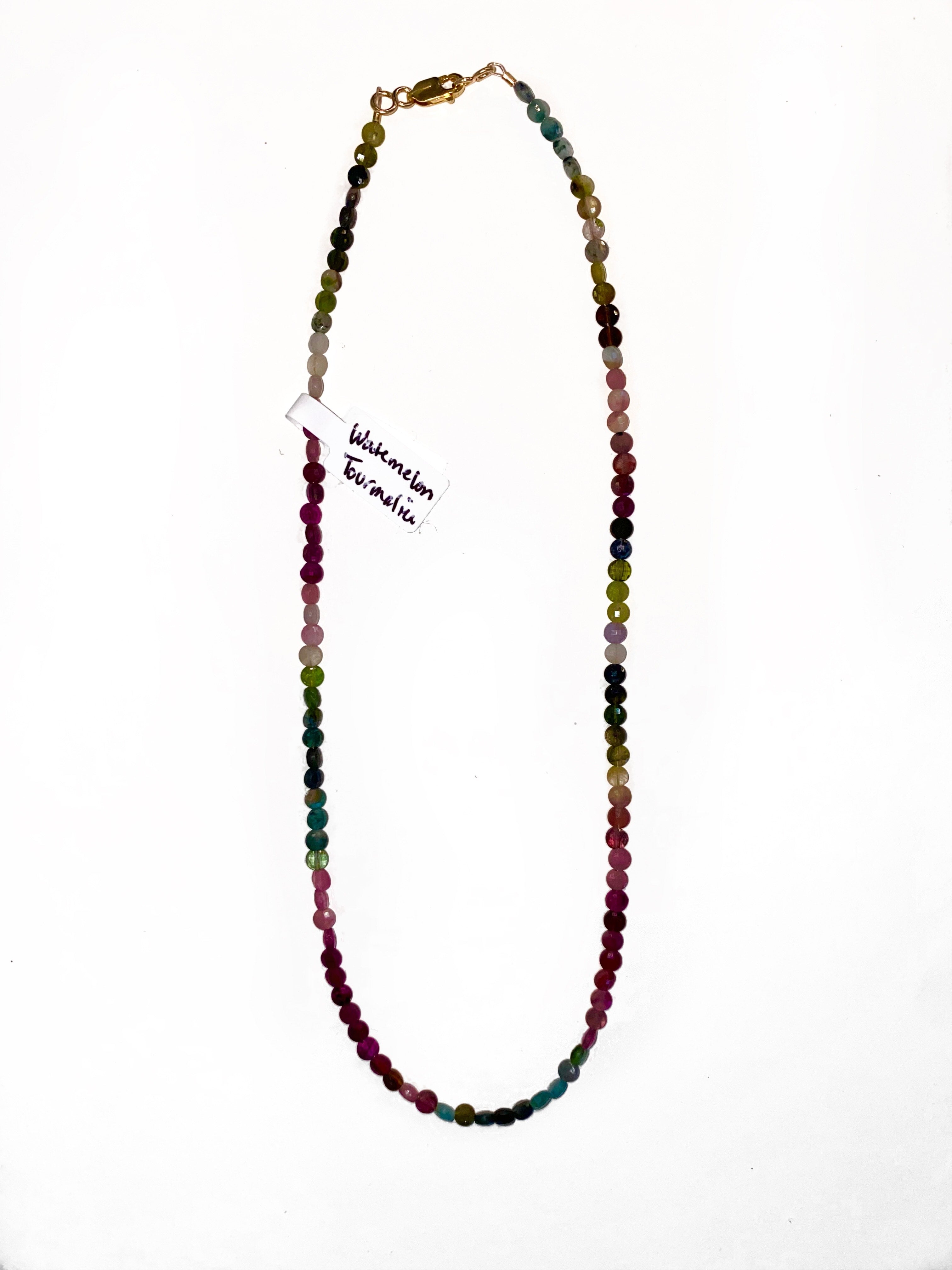 Live Oak Designs - Watermelon Tourmaline Necklace