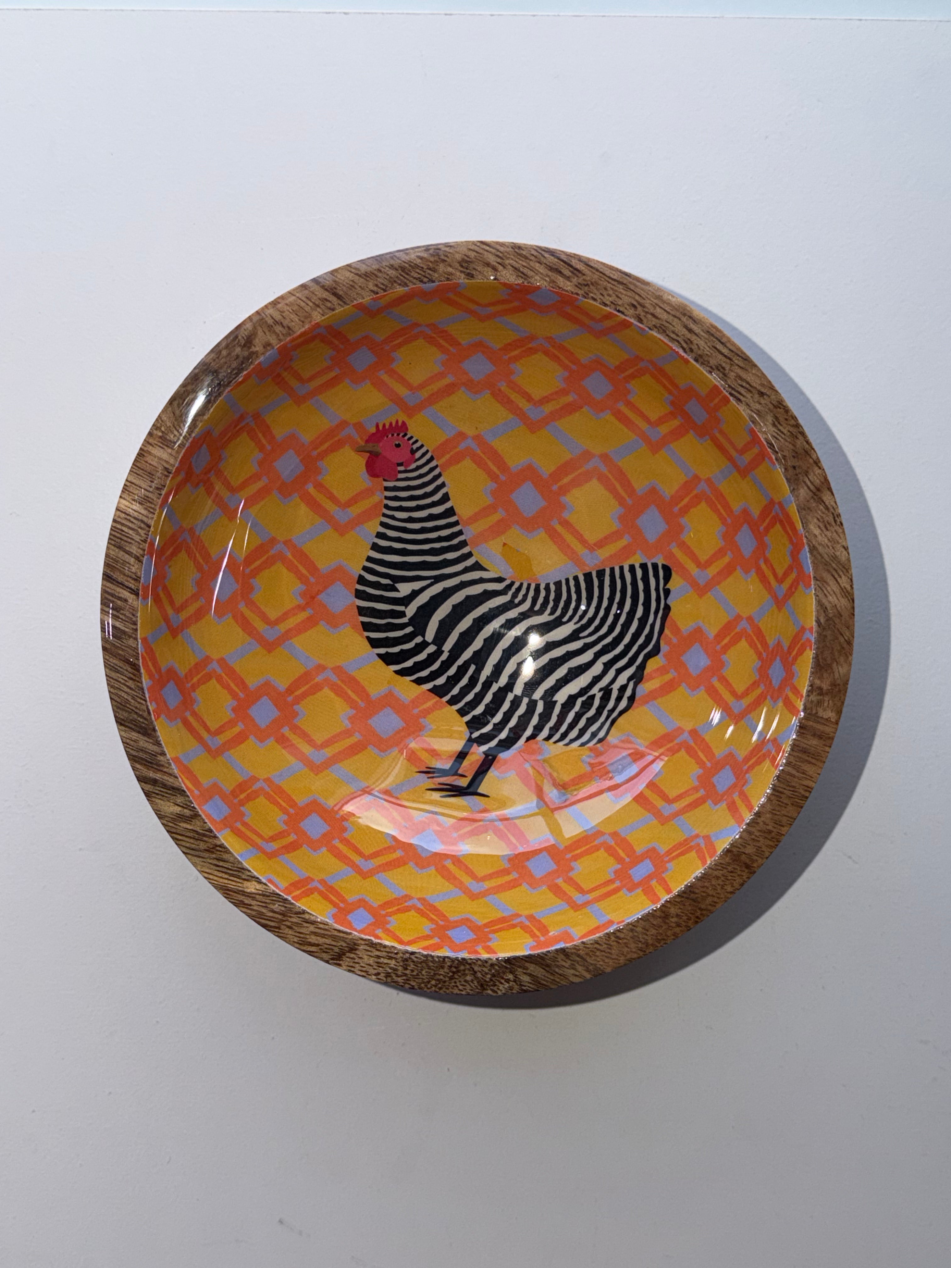 180° - Mango Wood Hen Bowl