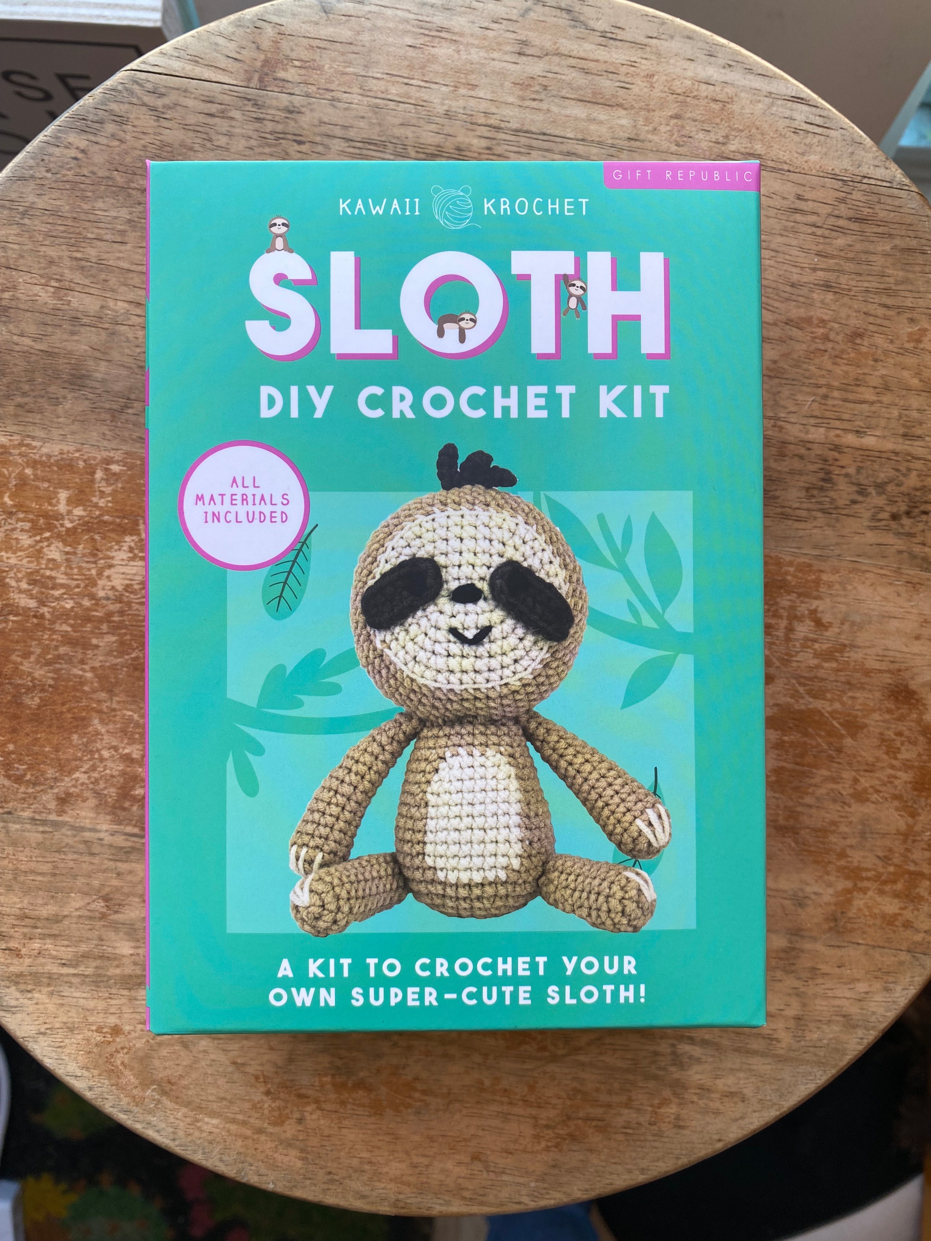 Gift Republic - Cute Sloth DIY Kawaii Crochet Kit