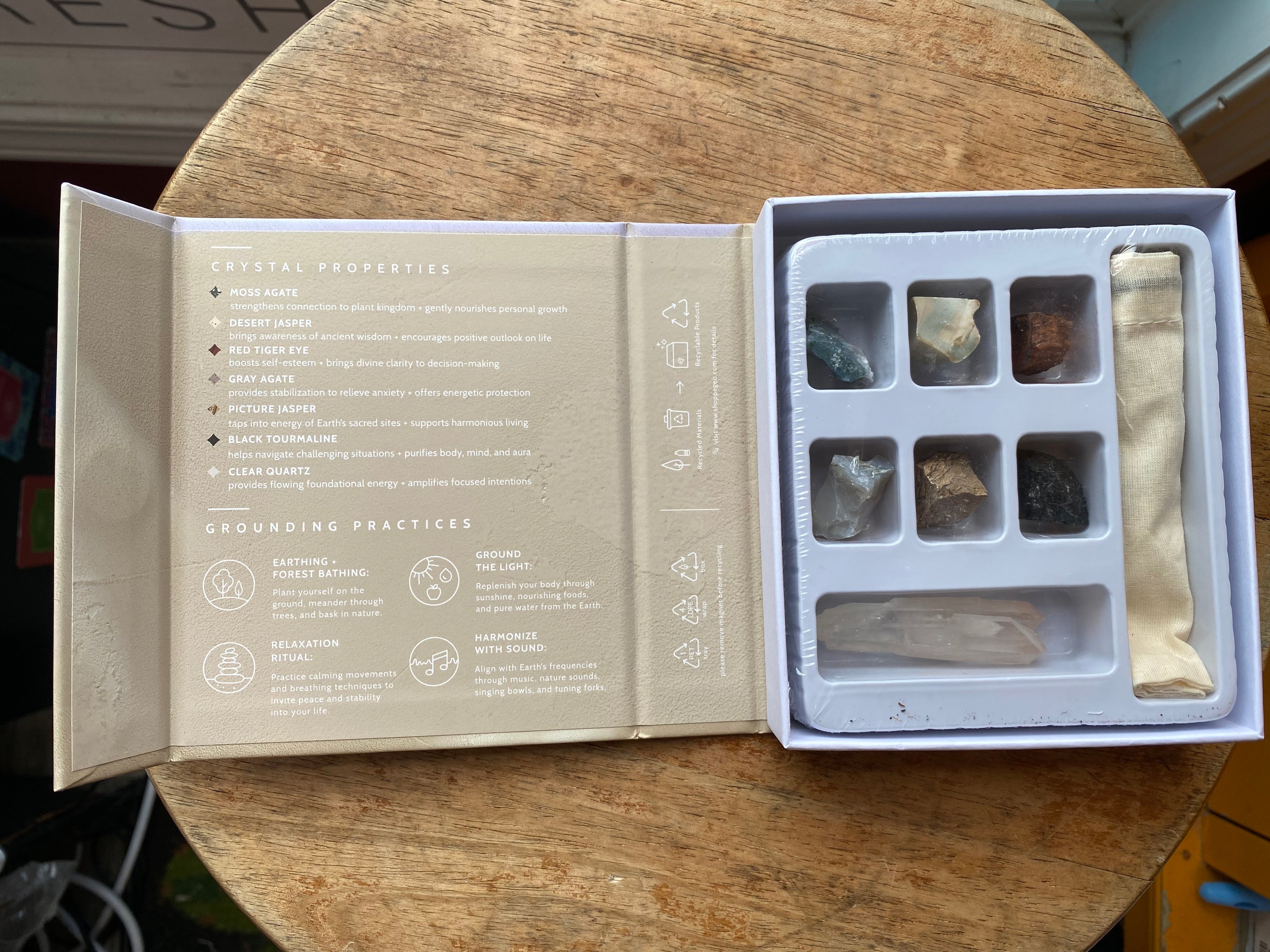 GeoCentral - Grounding Stones Boxed Crystal Collection