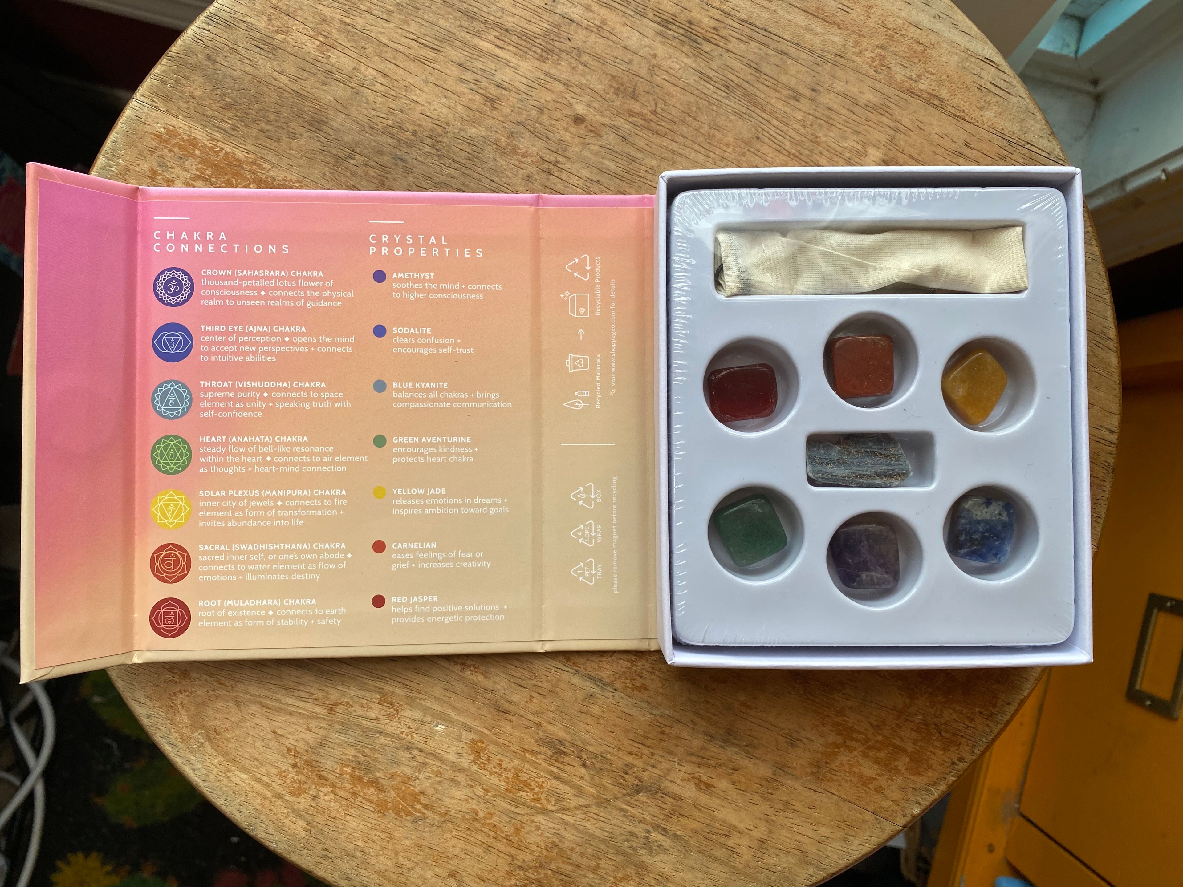GeoCentral - Chakra Stones Boxed Crystal Collection