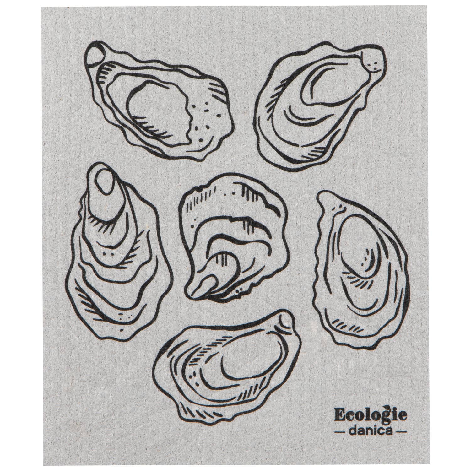 Ecologie - Oysters Swedish Dishcloth