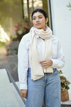 Dolma - Cashmere Scarf/Wrap Ivory