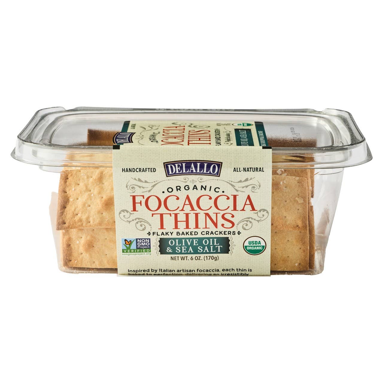 Delallo - Organic Focaccia Thins