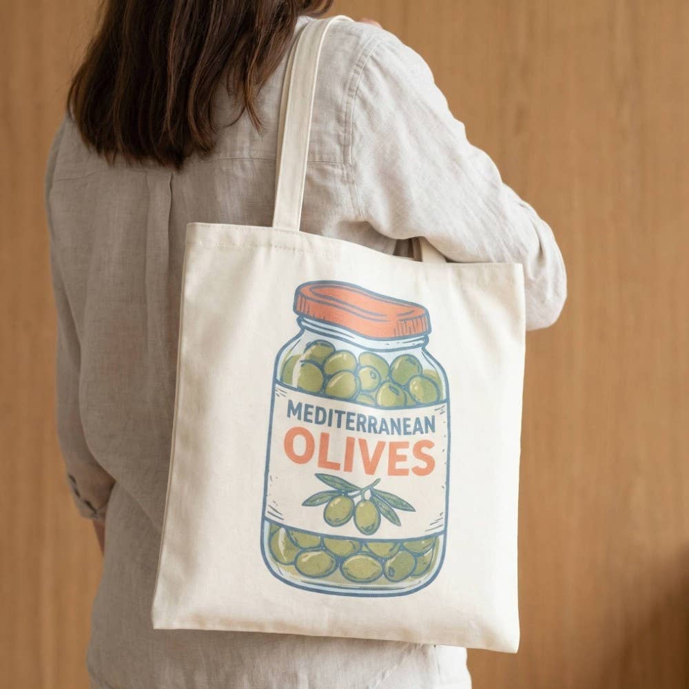 Collections by Fame Accessories - Mediterranean Olives Tote Bag