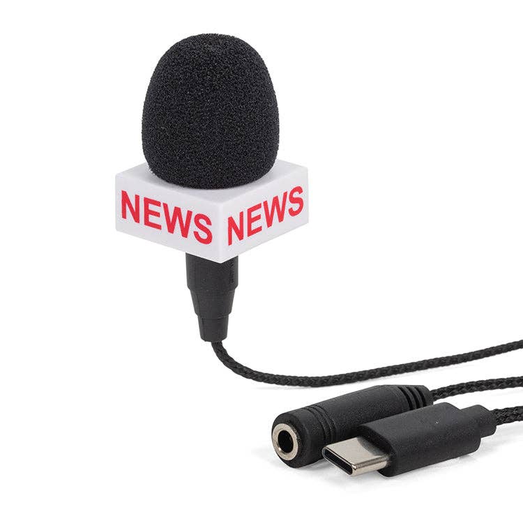 Kikkerland Design Inc - Breaking News Mini Microphone