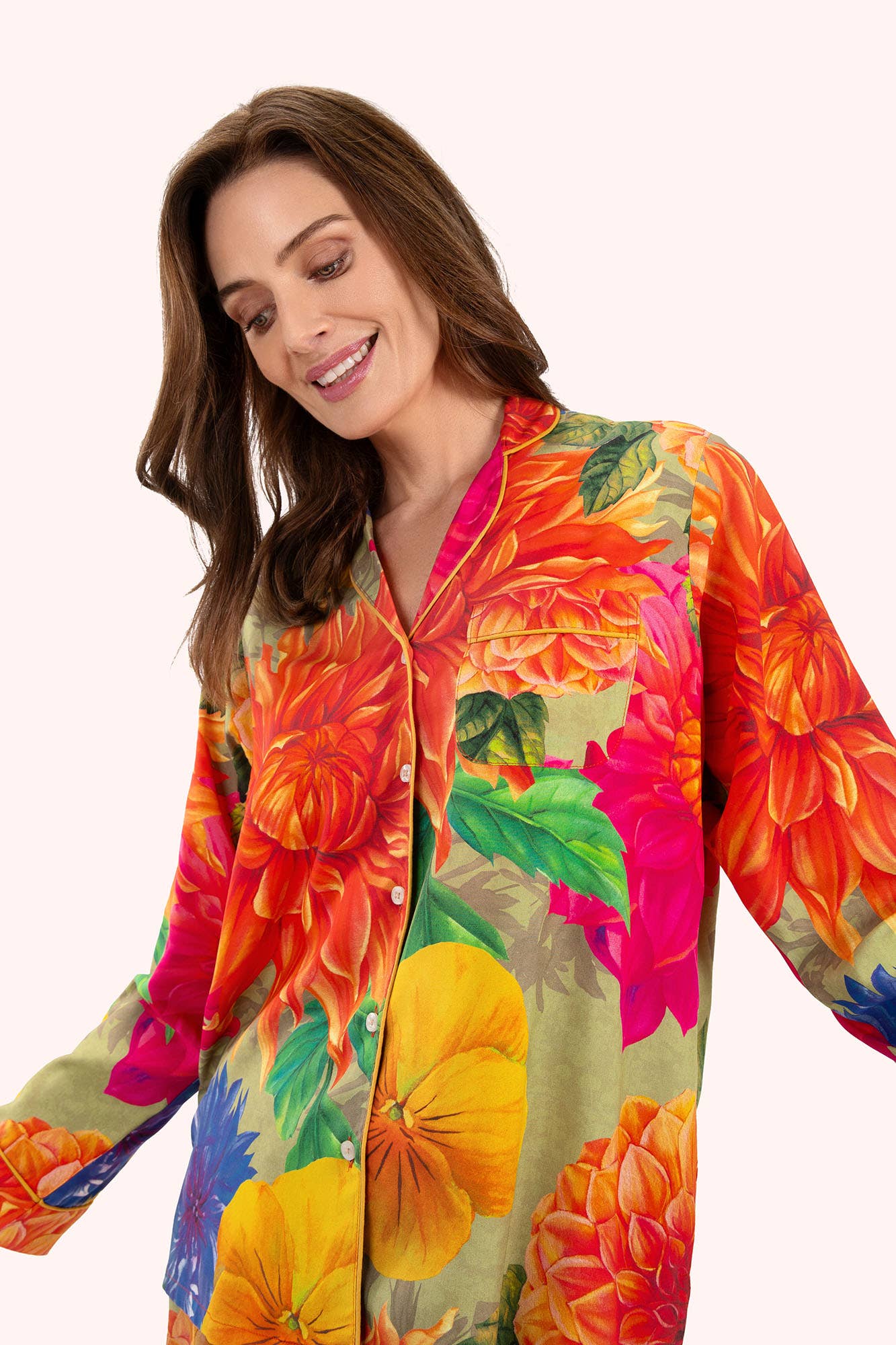 Powder Design inc - US - Bountiful Blooms Supersoft Pyjamas - Small