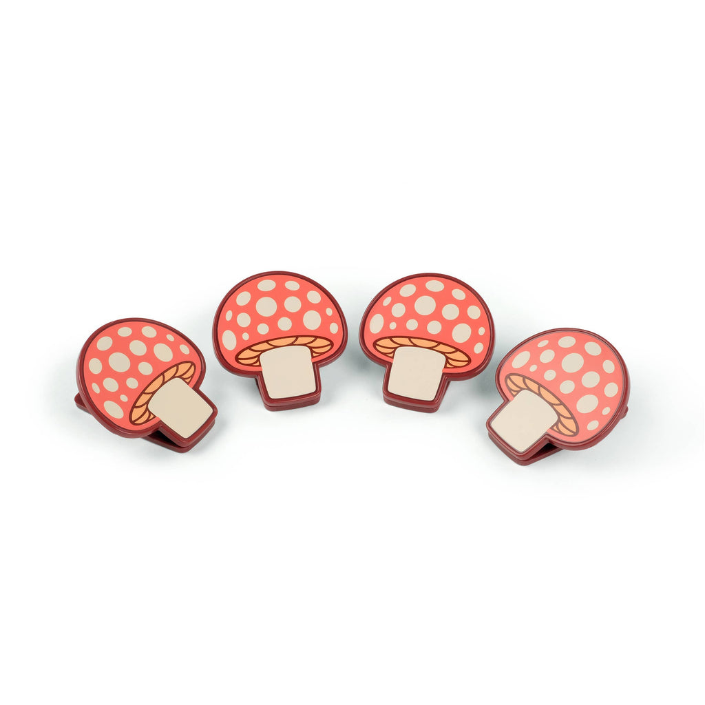 Fred & Friends - Shroommates - Mushroom Bag Clips- Set of 4