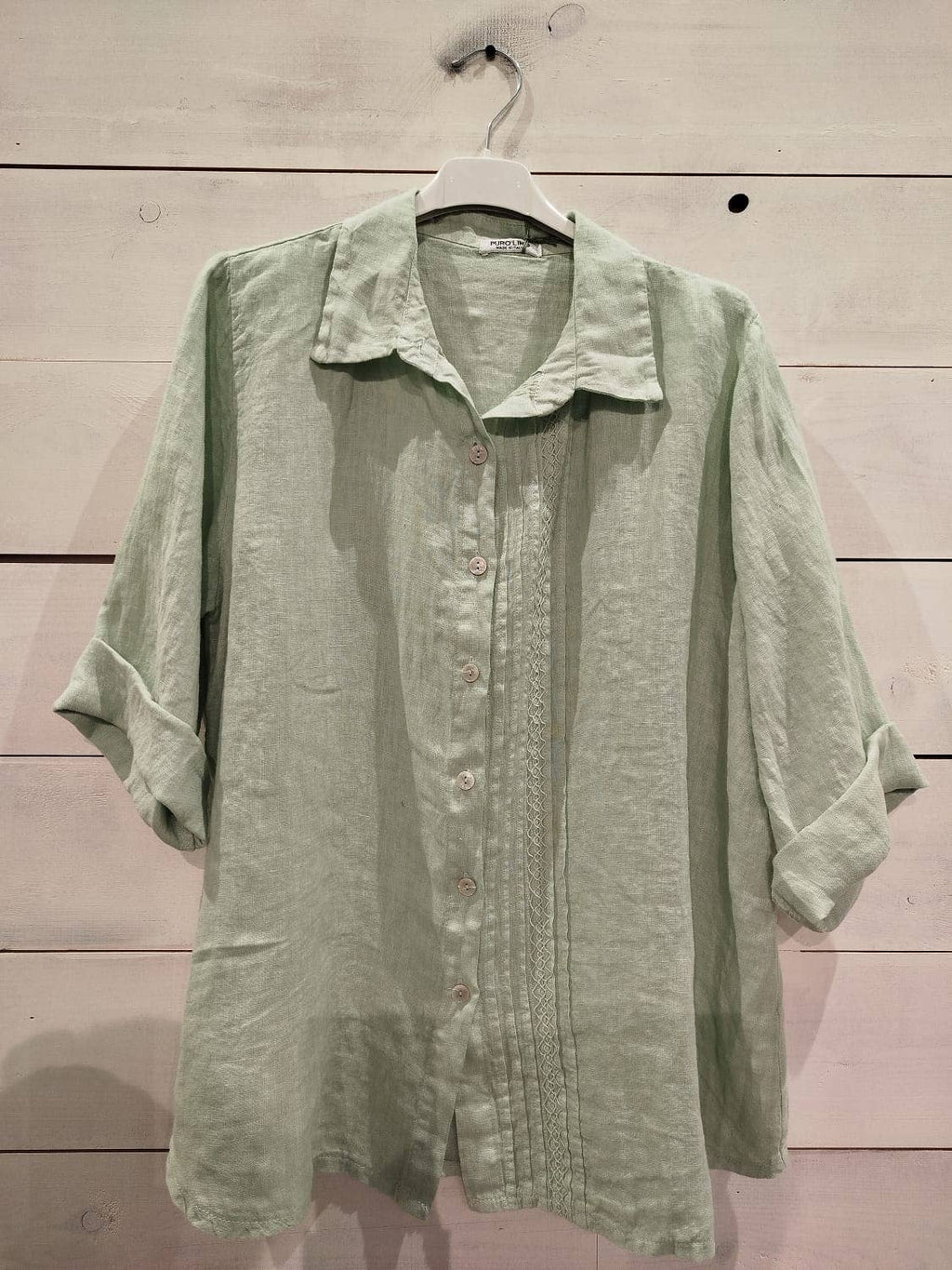 Linos y Textiles - REF:17843 100% Linen Shirt