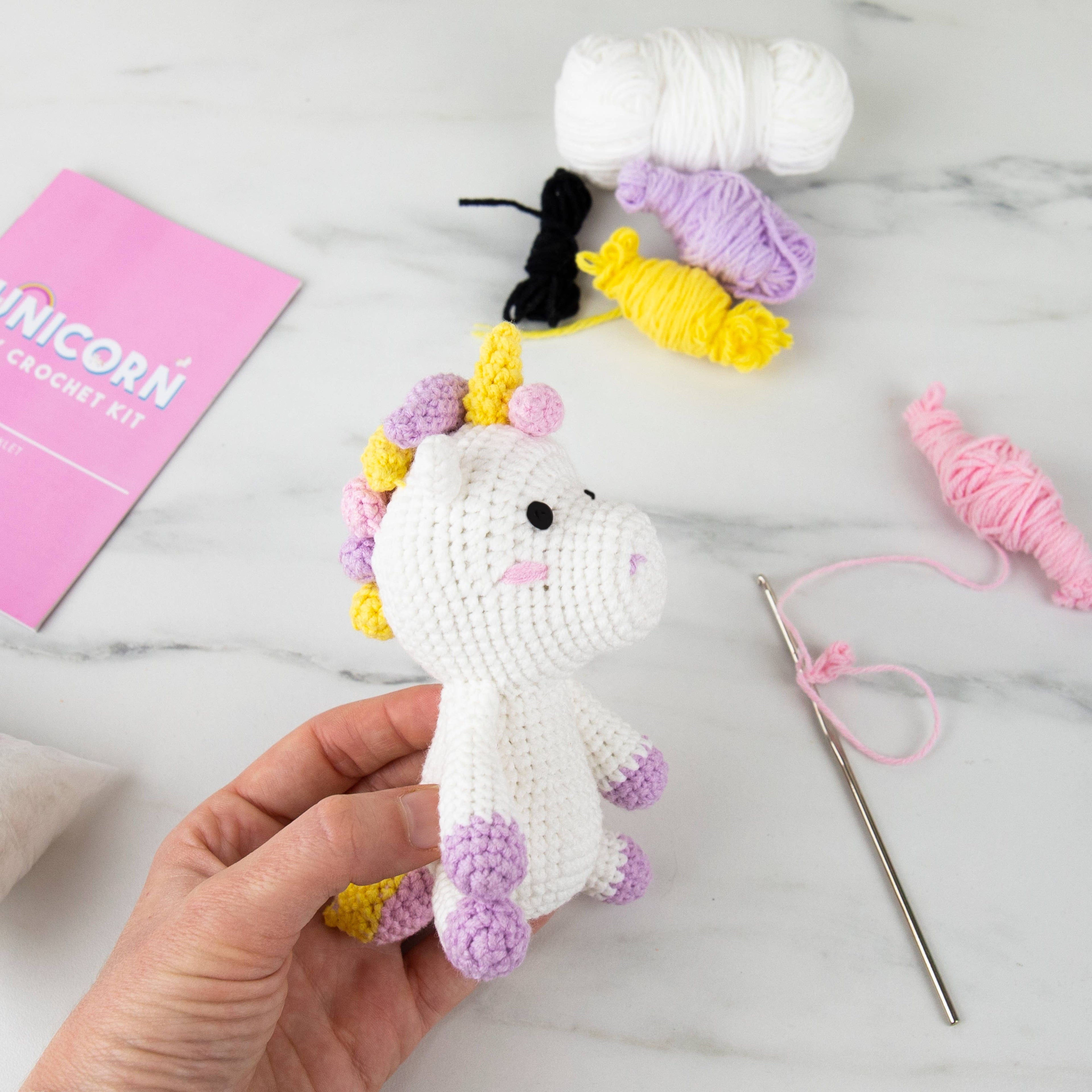 Gift Republic - Cute Unicorn DIY Kawaii Crochet Kit