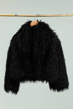 la maison des fibres naturelles - Faux fur effect jacket 60957 100% polyester