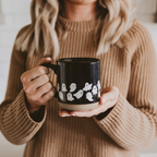 Sweet Water Decor - Ghost Pattern Stoneware Coffee Mug