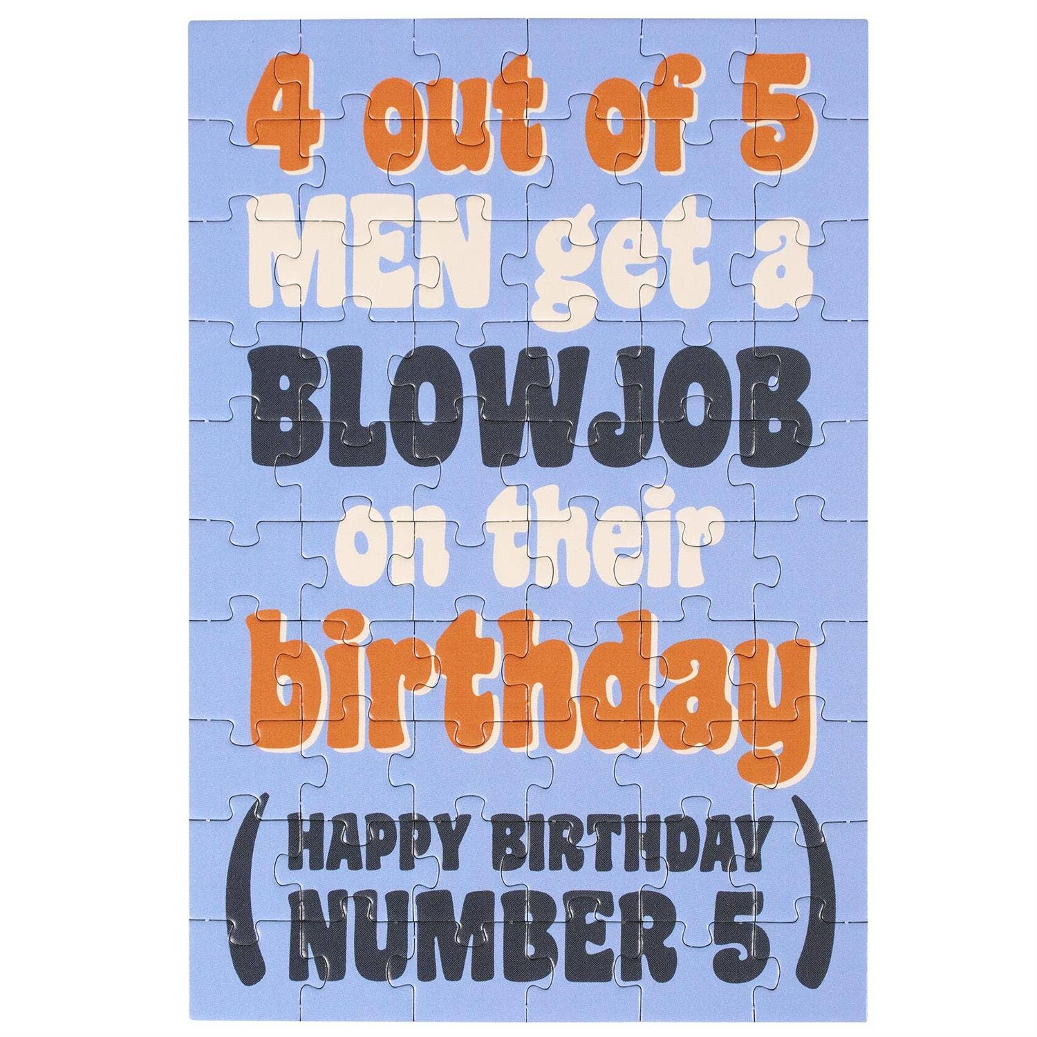 Questionables - Number Five Puzzle Card