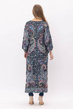 Raj Trading & Imports (USA) Inc. - Sierra Midnight Blue Thick Stitch Duster