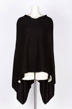 Dolma - Cashmere Poncho Black
