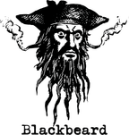 House of Swank Clothing - Blackbeard Head Sticker