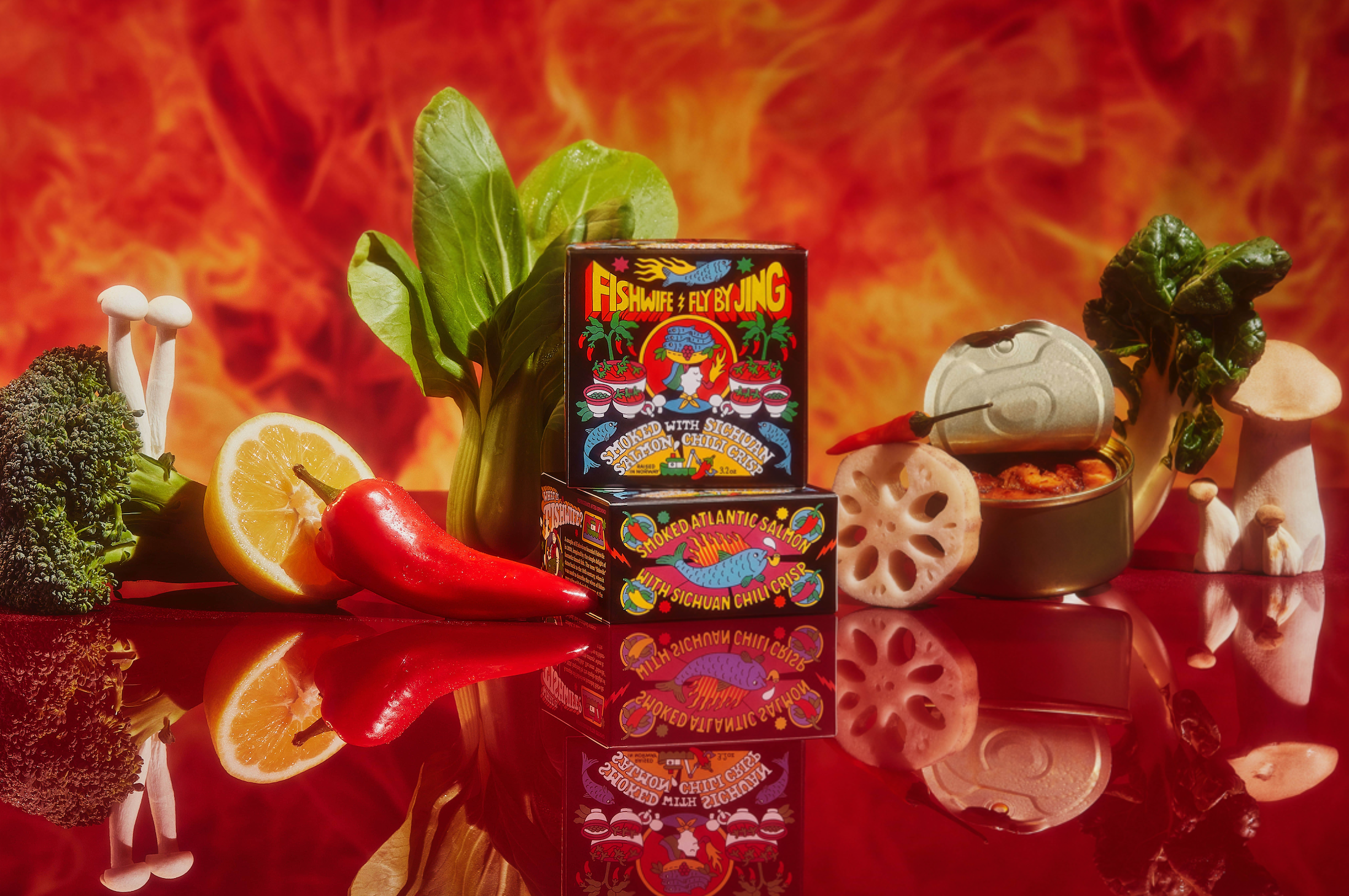 Fishwife - Smoked Salmon with Fly By Jing Sichuan Chili Crisp