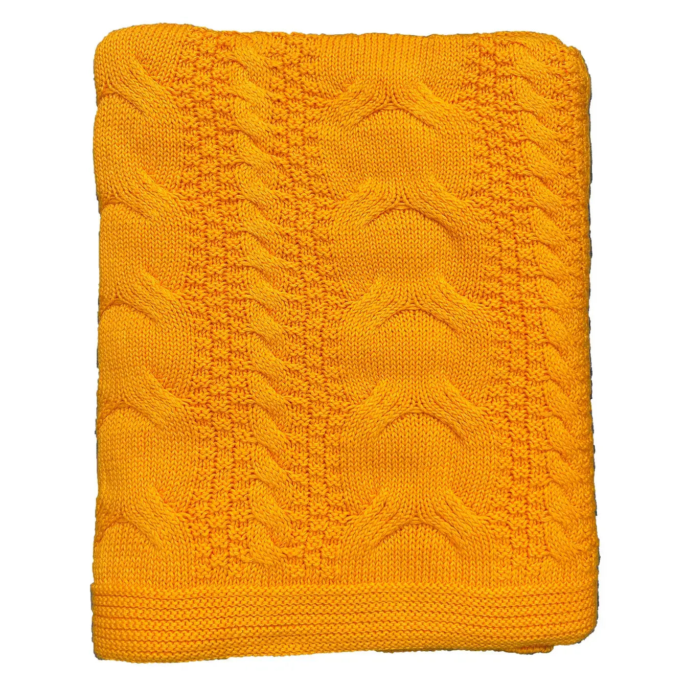 Chloe & Lex - Classic Cableknit Cotton Throw Blankets