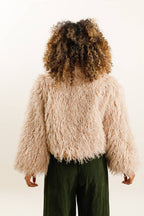 la maison des fibres naturelles - Faux fur effect jacket 60957 100% polyester