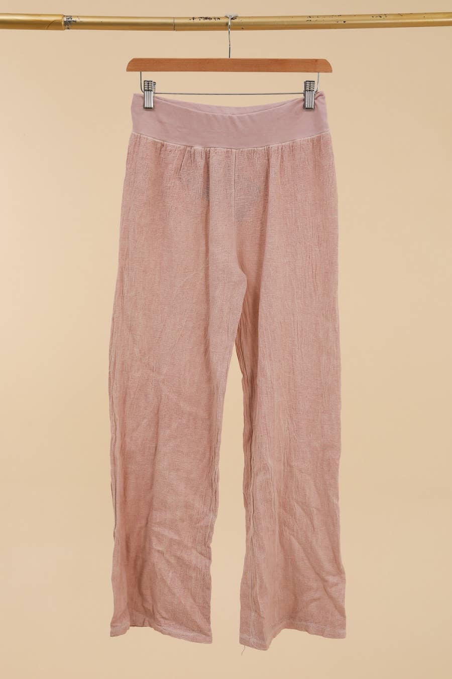 la maison des fibres naturelles - Cold dye pants 921 10% linen 90% cotton