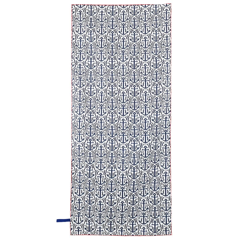 rockflowerpaper - SAILBOATS Reversible Beach Towel