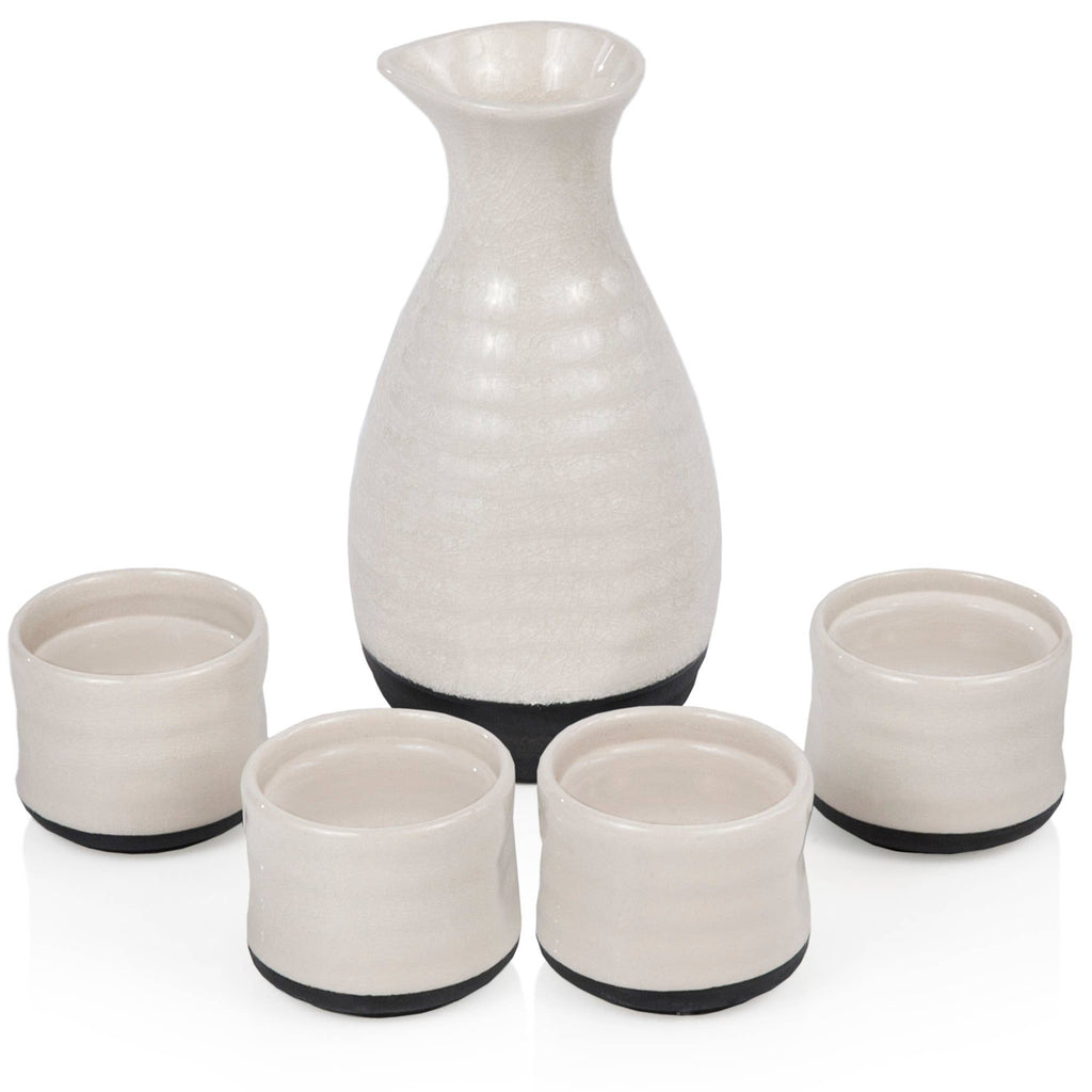 TRUE - Fervor Hand Painted Glazed Ceramic Sake Set