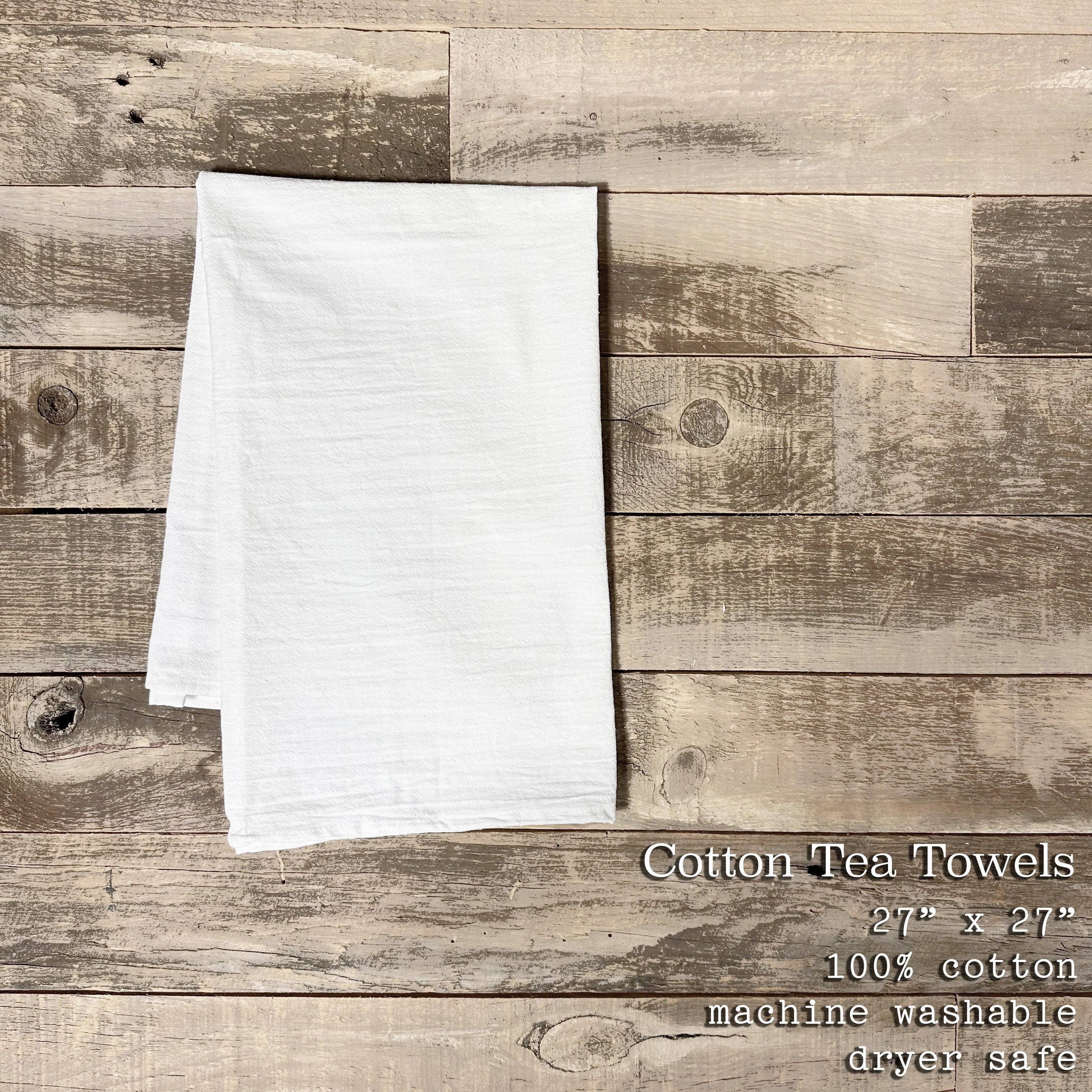 Cottage Shore - Nautical Rope Framed Sailbot - Beaufort, NC Cotton Tea Towel