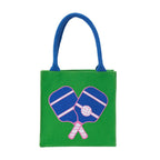 rockflowerpaper - PICKLEBALL GREEN Itsy Bitsy Reusable Gift Bag Tote