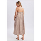 Wishlist Apparel - GINGHAM CAMI MIDI DRESS