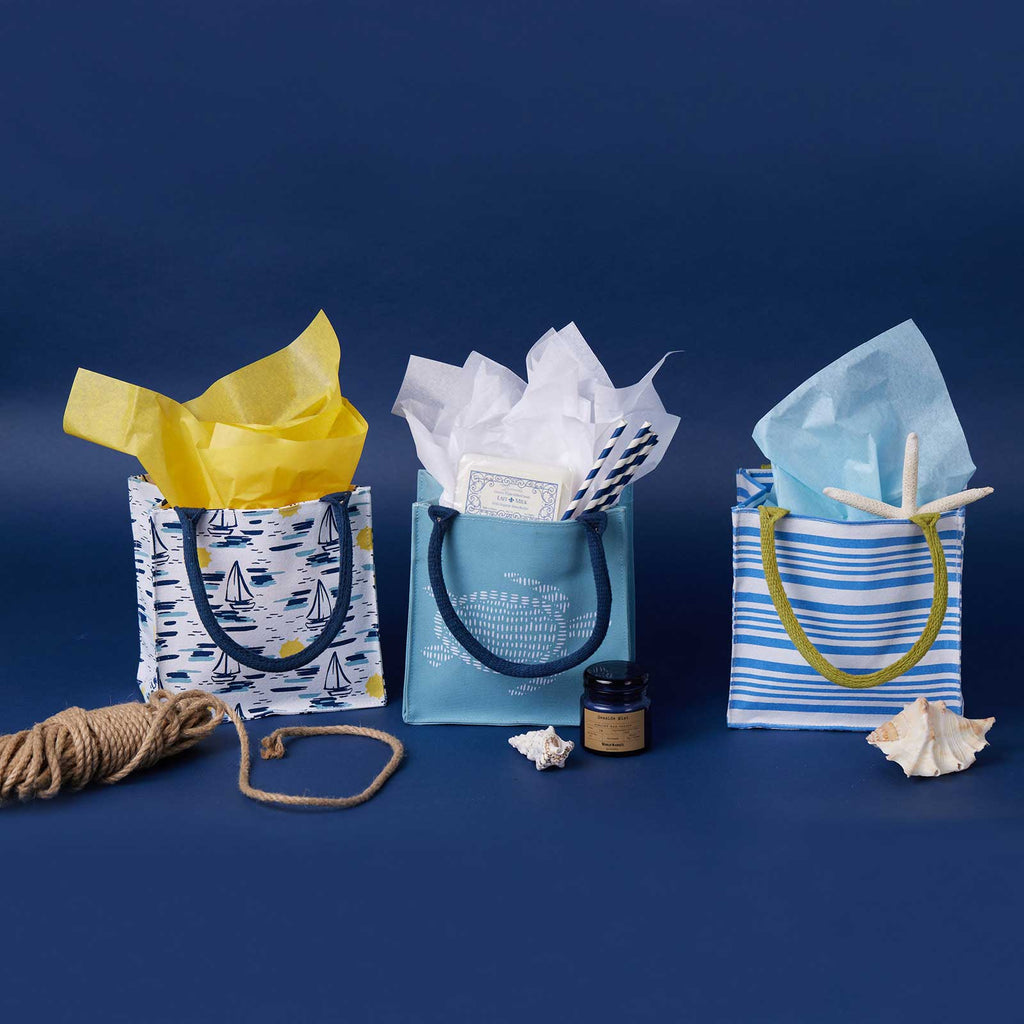 rockflowerpaper - SEA TURTLE Itsy Bitsy Reusable Gift Tote