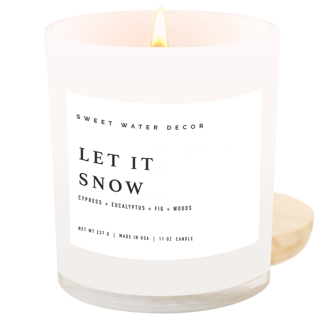 Sweet Water Decor - Let It Snow 11 oz Soy Candle
