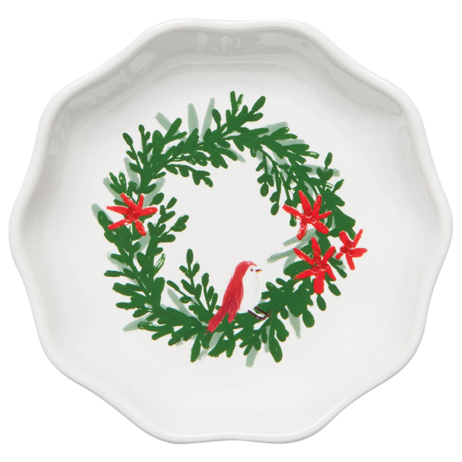 Now Designs by Danica - Wreaths Shaped Christmas Pinch Bowls