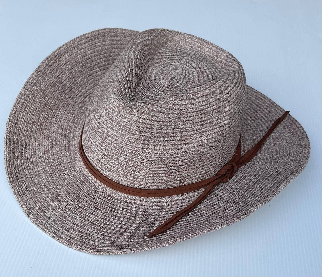Chloe & Lex - Light Brown Cotton Polyester Frankie Summer Hat for Women