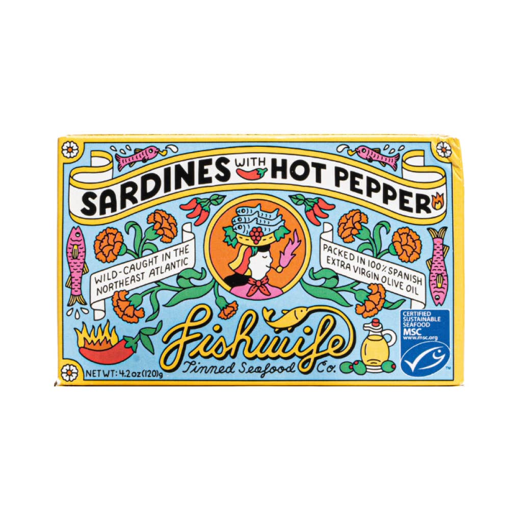 Fishwife - Sardines with Hot Pepper - 4.20 oz