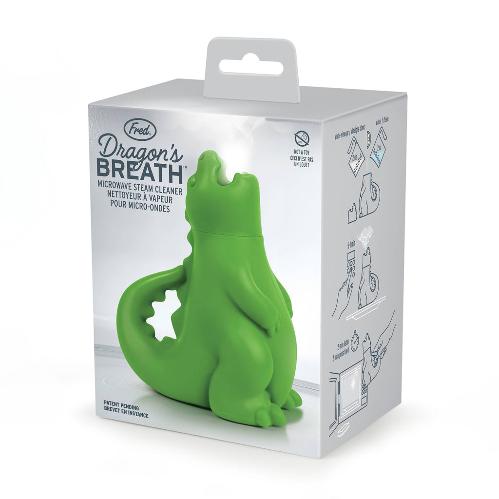 Fred & Friends - Dragon's Breath - Microwave Steam Cleaner