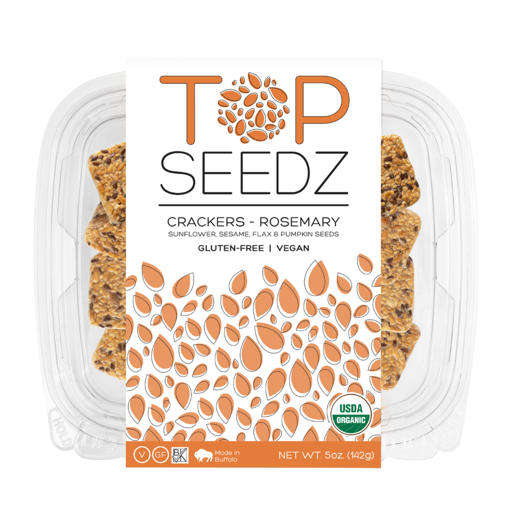 Top Seedz - Rosemary Crackers - 5oz - 12 Per Case