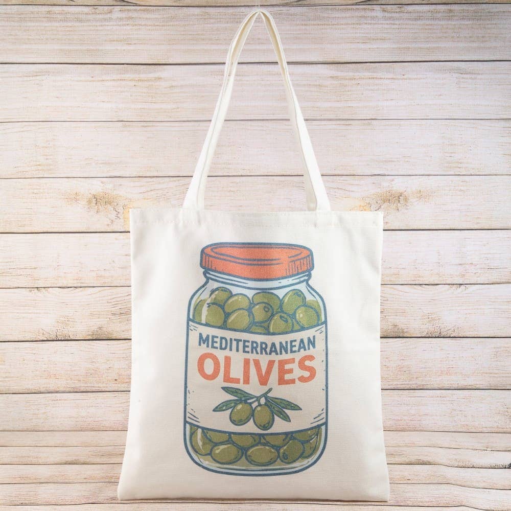 Collections by Fame Accessories - Mediterranean Olives Tote Bag